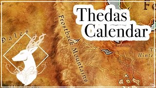 The Thedas Calendar Lore  No Spoilers [upl. by Joashus457]