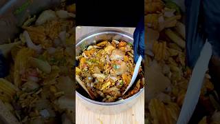 Viral Samosa Bhel Recipe shorts viralvideo youtubeshorts asmr [upl. by Alano]