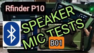 Rfinder P10 amp B01 Bluetooth Microphone Tests [upl. by Lucretia467]