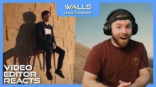 Video Editor Reacts to Louis Tomlinson  Walls [upl. by Asenaj]