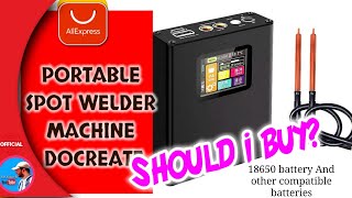 Portable Spot Welder Machine Docreate Digital screen we are testing [upl. by Enyleuqcaj]