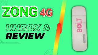 Zong 4g wingle Unboxing and Review [upl. by Whitehurst]