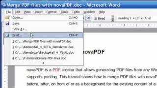 Create PDF files with doPDF [upl. by Ardnnek862]