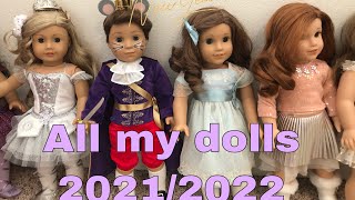 All my American Girl dolls [upl. by Yemarej]