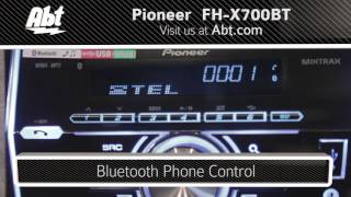 Demo and Features of Pioneer DoubleDIN Car Stereo With Bluetooth  FHX700BT [upl. by Otreblada]