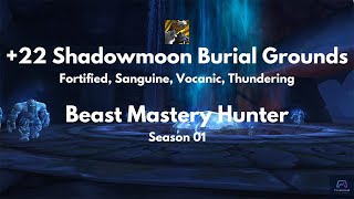 Beast Matery Hunter  Shadowmoon Burial Ground 22  Fortified [upl. by Esinned619]