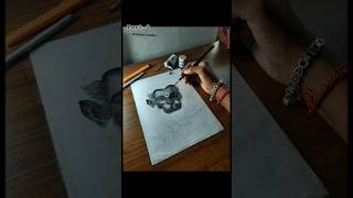 Drawing of Hanuman Ji with charcoal🙏 shorts hanuman drawing charcoal sketch trending art 🔥🔥 [upl. by Thomajan101]