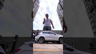 The giant almost crushed my car Please do not imitate the video effect Photography tutorial M [upl. by Corley]