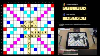 SCRABBLE CDM MARTIGNY 2017  CDM Classique ronde 16 [upl. by Evangelin]