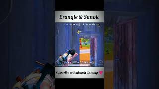 Erangle amp Sanok 🫂 bgmi pubgmobile shorts shortsvideo viralshorts [upl. by Dosi]