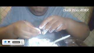 CRUNCHY CHALK STICKS and CORNSTARCH MUKBANG COMP 2 SATISFYING ASMR 2X THE SPEED [upl. by Pittman]