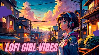 Lofi Girl Cartoon  Chill Study Beats amp City Vibes [upl. by Lyrehc]