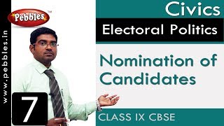 Nomination of Candidates  Electoral Politics  Social Science  Class 9 CBSE Syllabus [upl. by Mutat]