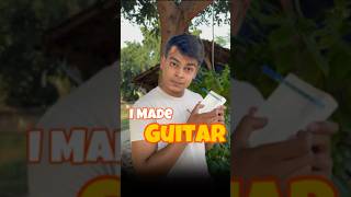 I MADE RUBBER BAND GUITAR🤩 shorts youtubeshorts vlog [upl. by Margarida526]