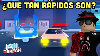 ¡Speedtest del nuevo Deloreon de Jailbreak 😱 También del Bóxer y Drone 😎 ¿Lo vale 🤔  ROBLOX [upl. by Eedyak509]