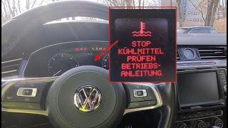 🚗 WARNUNG STOP ❗ Kühlmittel prüfen Betriebsanleitung 🔻 VW Passat Lila Frostschutzmittel nachfüllen [upl. by Ordnazil]