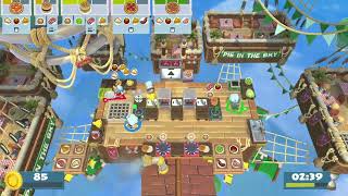 Overcooked 2 Level 64 4Player Local Coop [upl. by Trudi]