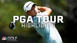 PGA Tour Highlights 2023 Tour Championship Round 2  Golf Channel [upl. by Sitelc765]