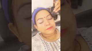 Eye makeup shortsfeed beautiparlour viralvideo dulhanmakeup beautyparlour parlour [upl. by Ertemed]