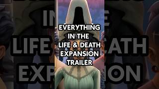 Everything Revealed In The Sims 4 Life And Death Expansion Pack Trailer shorts [upl. by Richella]