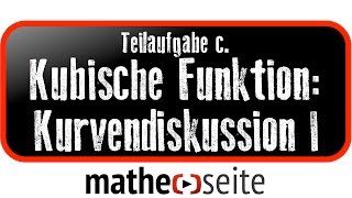 Kubische Funktion Funktionsanalyse  Kurvendiskussion Beispiel 1c Hoch Tiefpunkt berechnen [upl. by Ezechiel473]