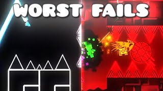 2 Minutes of the WORST Geometry Dash Fails [upl. by Neeli]