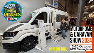 A quick walkaround this gorgeous IH 680 CRL at the Caravan and Motorhome Show 2024 [upl. by Nairdad302]