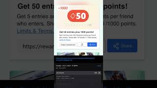 Microsoft Rewards Gain 50 entries [upl. by Zak]