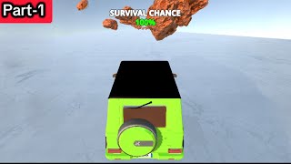 Car vs Rockfall 🪨 Survival Challenge 💯 Part1 [upl. by Sungam665]