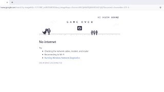 How To Play Dinosaur Game In Google Chrome When Offline 2019  NO Internet Connection [upl. by Natty]