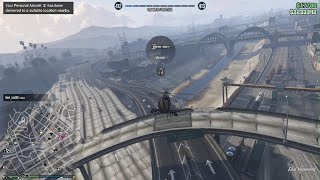 Grand Theft Auto V Buzzard Catches Unexpected Raiju Kill [upl. by Merrilee]