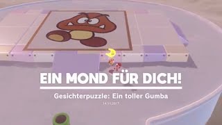 Super Mario Odyssey  Wolkenland  Mond Nr 7  Gesichterpuzzle Ein toller Gumba [upl. by Ihcekn]