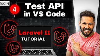 Laravel 11 API tutorial in Hindi 4 Test api with VS Code thunder client [upl. by Giselbert]