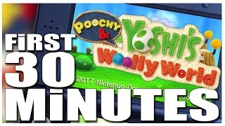 Poochy amp Yoshis Woolly World  First 30 Minutes  1080p 60fps [upl. by Ardied]