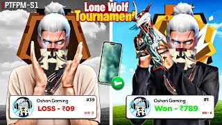 Playing Tornament 💀 For Purchasing Mobile📱  Lone Wolf 1 vs 1 PTFPMS1 Ep4 [upl. by Mariann]