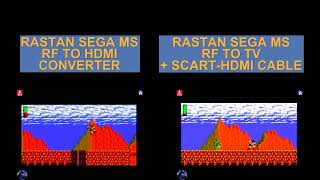 MODULATORE RF TO HDMI VS RFTV TO SCARTHDMI CONVERTER CABLE [upl. by Hoeg]