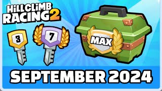 🔥ALL ADVENTURE KEYS SEPTEMBER 2024  Hill Climb Racing 2 [upl. by Akenihs653]