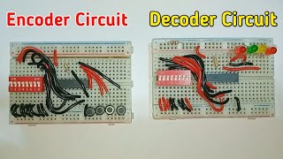 Encoder And Decoder Circuit Diagram  Digital Electronics encoder decoder digitalelectronics [upl. by Acirat]