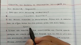 Freshman questions on fallacies of presumption [upl. by Bernarr]