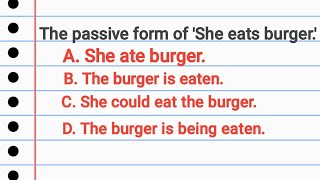 how to change active voice to passive voice [upl. by Aehsan481]