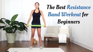 Resistance Band Workout for Beginners A 10 Minute Workout with Marin [upl. by Rriocard]