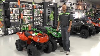 2016 Arctic Cat Youth 90 and 150 ATVs [upl. by Itsirhc]