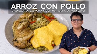 COMO PREPARAR ARROZ CON POLLO GRANEADITO Y DELICIOSO  ALEXANDER QUESQUÉN  ACOMERPE [upl. by Schindler47]