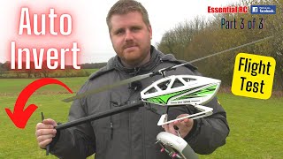 Auto Invert  Upside down  FlyWing FW450LV3 SMART RC Helicopter  For Beginner and Expert Pilots [upl. by Liuqa]