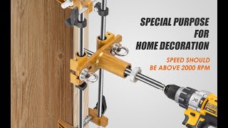 Luckyway Door Lock Hole Opener Kit Lock Mortiser for Wooden Doors [upl. by Idzik]