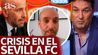 SEVILLA FC CRISIS Salida de MONCHI y BRAULIO VÁZQUEZ sustituto  FICHAJES  AS [upl. by Eisserc752]