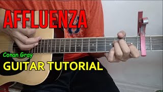 Conan Gray  AFFLUENZA  Guitar Tutorial [upl. by Rhea842]