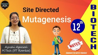 Lecture 28 Site Directed Mutagenesis  SDM  Ayushi Agarwal  Shikshak Junction [upl. by Bunnie]