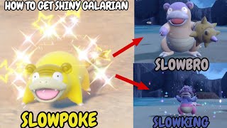 How to evolve SHINY Galarian Slowpoke in the Indigo Disk  Shiny Slowbro  Shiny Slowking [upl. by Atsirak24]