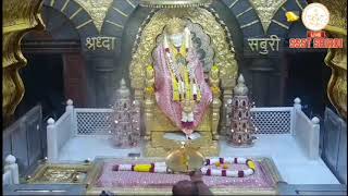 Shirdi sai baba dhoop aarti darshan today bhaidooj saibaba [upl. by Savage291]